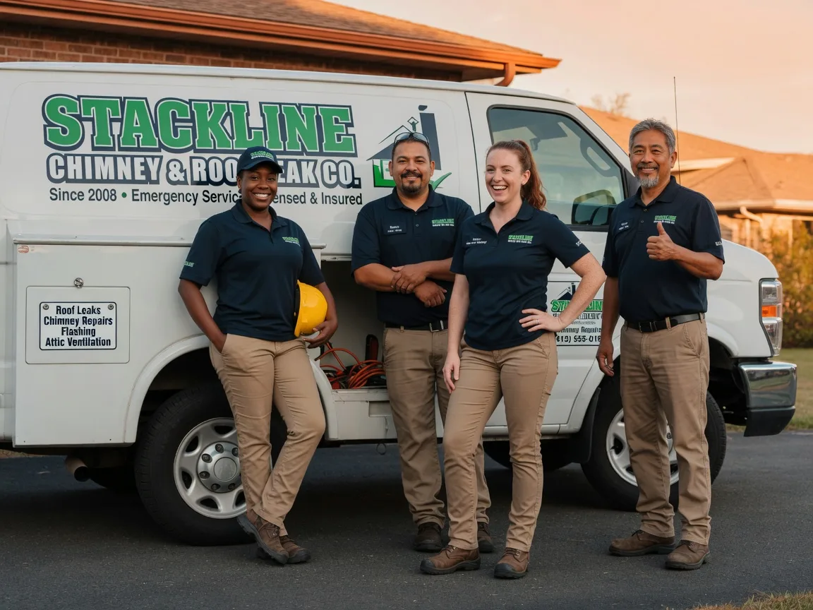 Chimney flashing repair company in Jamestown, PA